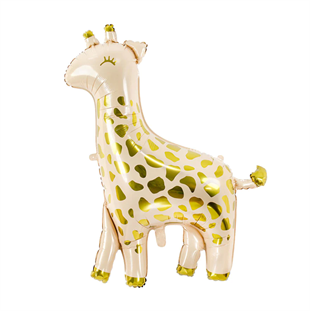Zürafa Gold Krem Pastel Ton 80 Cm Folyo Balon