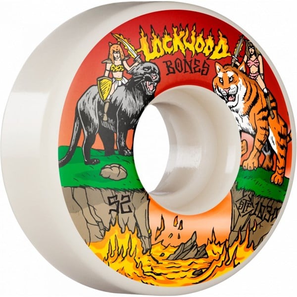 BONES PRO STF LOCKWOOD CAT FIGHT KAYKAY TEKERLEK SETİ 52MM V3 SLIMS 103A 