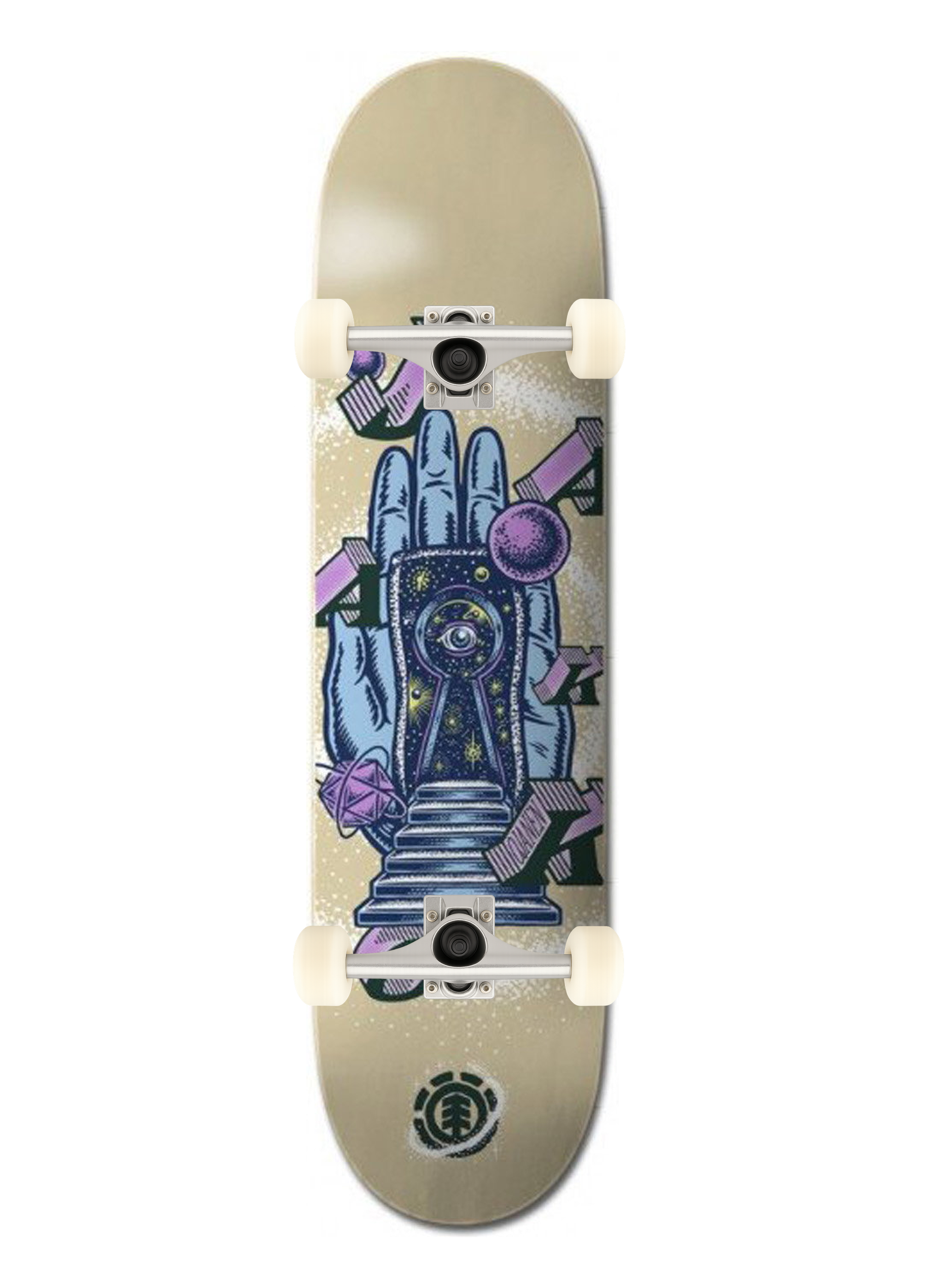 Element 8.25 Space Case Jaakko Custom Complete Profesyonel Kaykay 