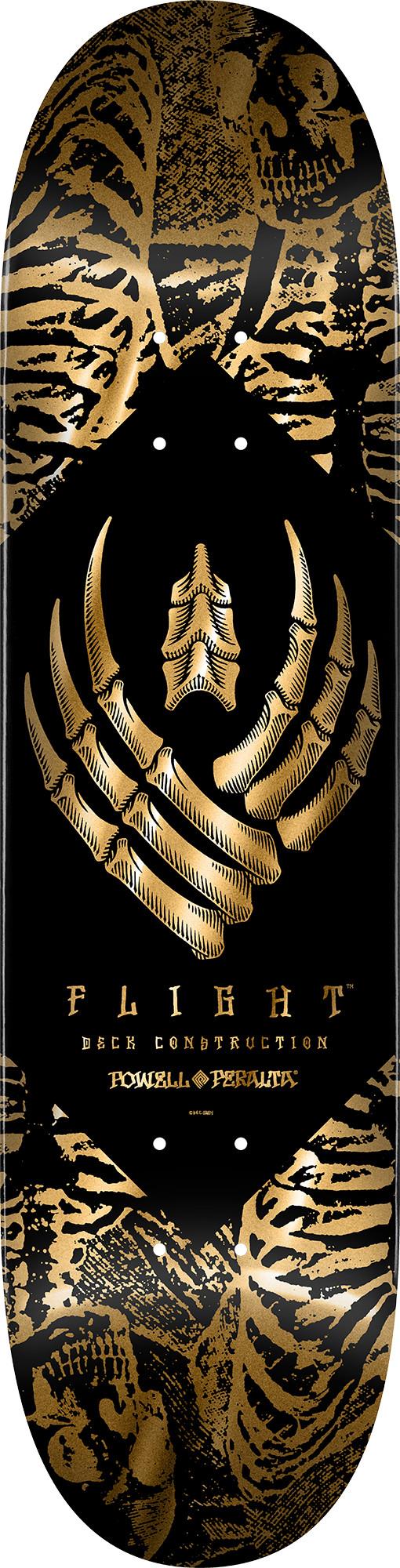FLIGHT ® Powell Peralta 8.63 Skeleton Gold Foil Deck Kaykay Tahtası 
