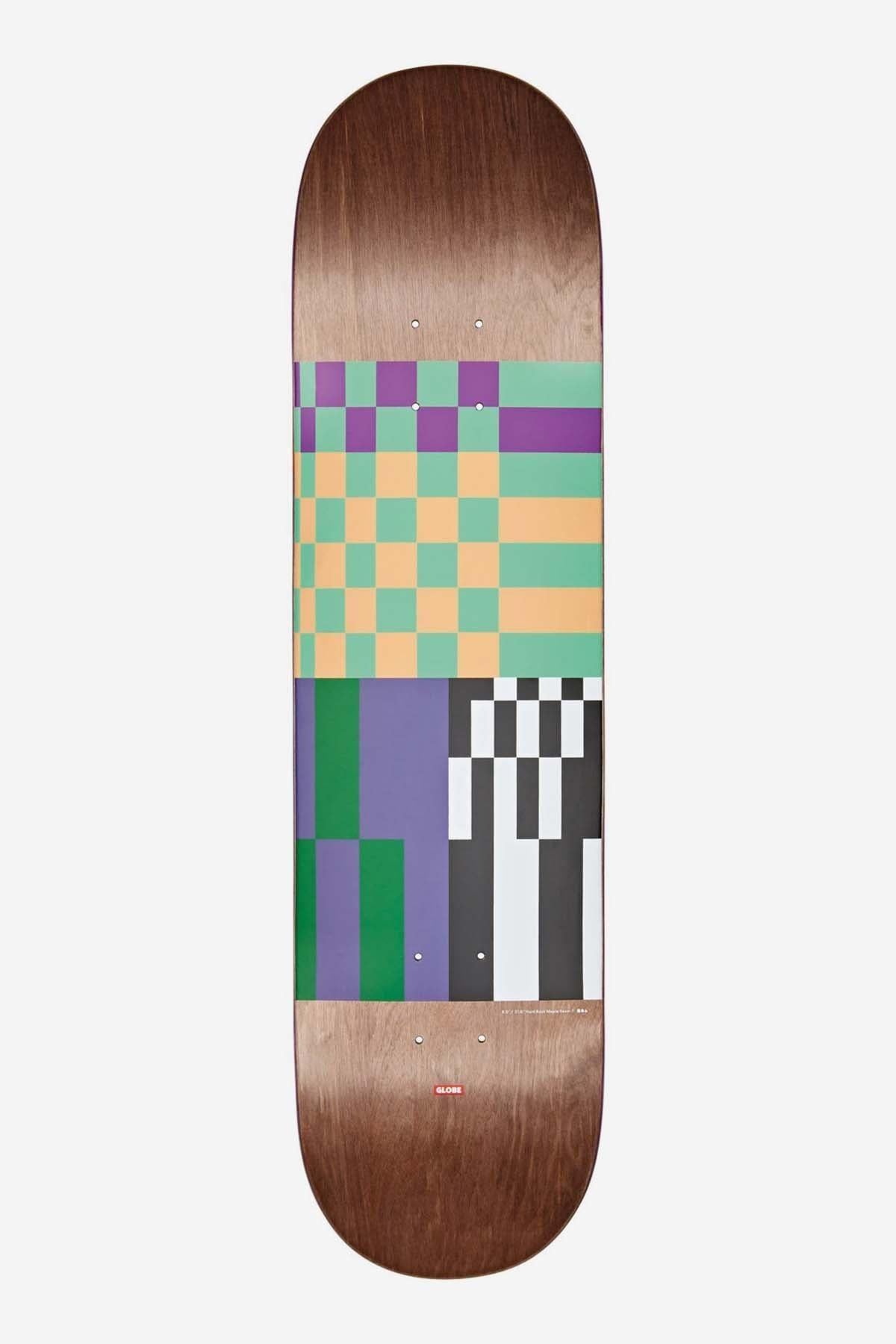 Globe 8.0 G2 Check Please - Dark Maple Grunge Deck Profesyonel Kaykay Tahtası 