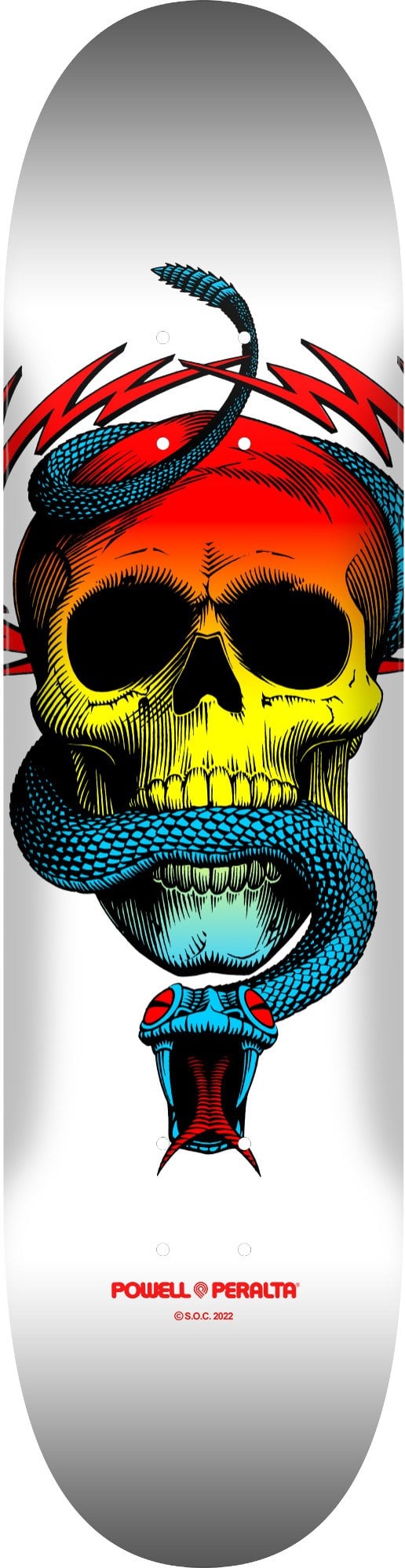 Powell Peralta 8.5 McGill Skull & Snake Fade Yellow White Deck Profesyonel Kaykay Tahtası 