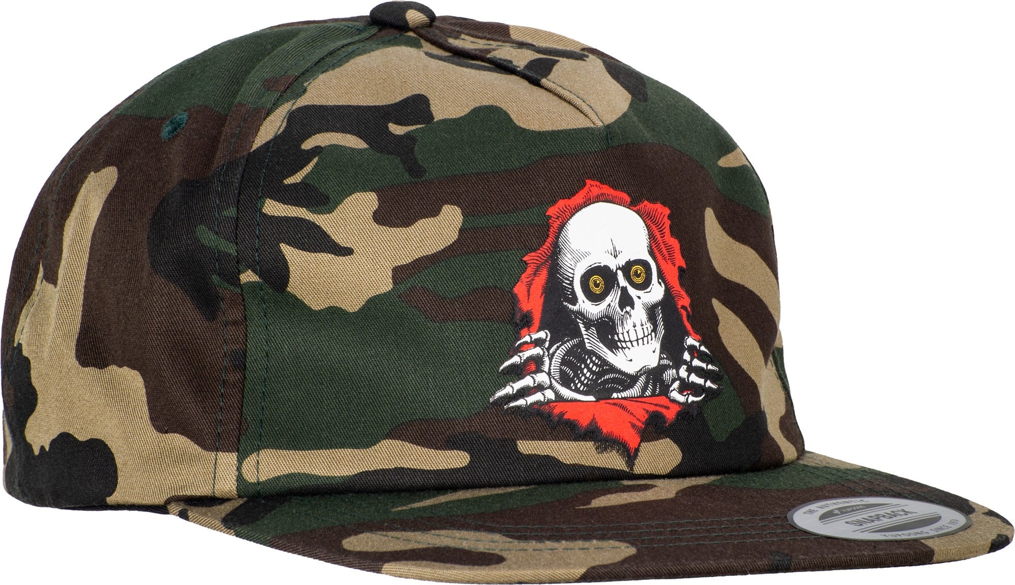 Powell Peralta Ripper 2 Snapback Cap Şapka Kamuflaj 