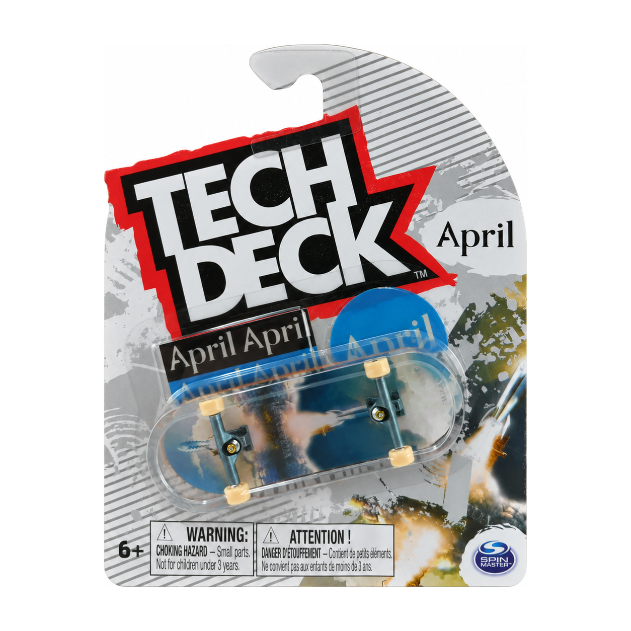 Tech Deck + Hediye Sticker Paketli Parmak Kaykayı April Skateboard 