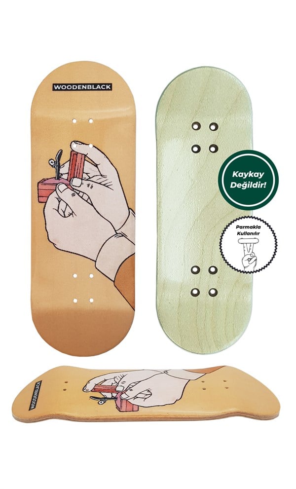 Woodenblack Shred With Me Fingerboard Deck 