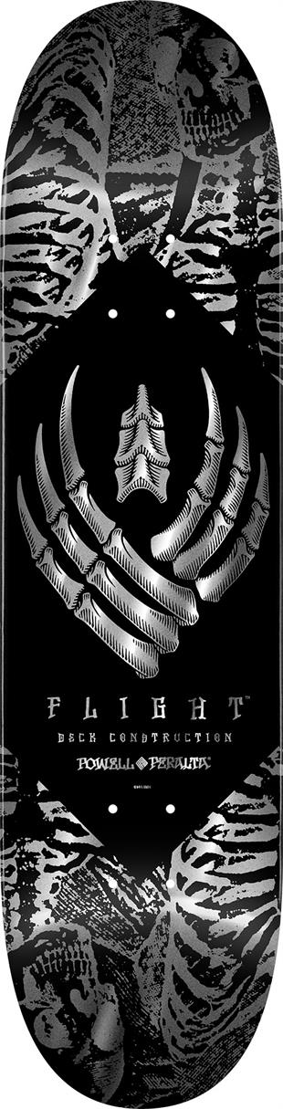FLIGHT ® Powell Peralta 8.25 Skeleton Silver Foil Deck Kaykay Tahtası 