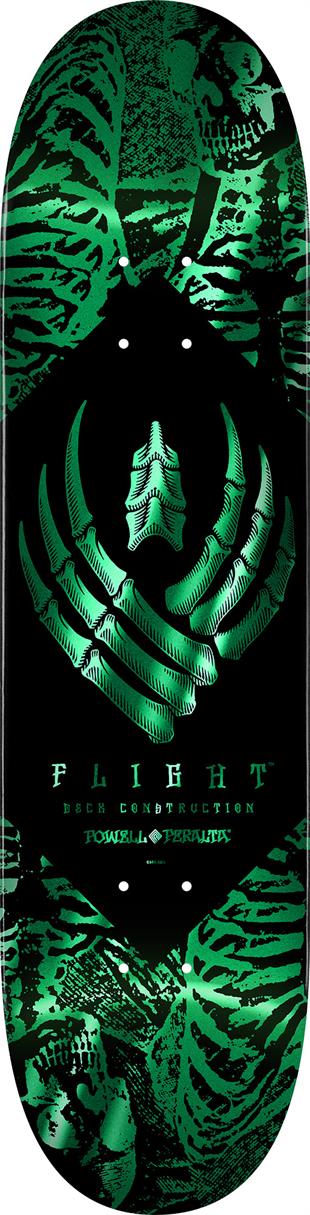 FLIGHT ® Powell Peralta 8.13 Skeleton Foil Teal Deck Kaykay Tahtası 