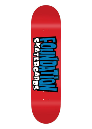 Foundation 8.0 From The 90s Red Deck Profesyonel Kaykay Tahtası 