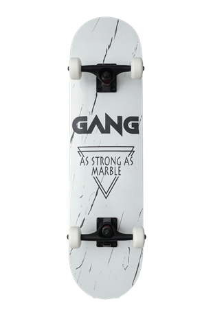 Gang 8.0 Marble White Complete Profesyonel Kaykay 