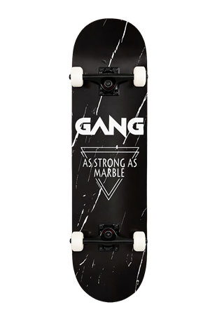 Gang 8.0 Marble Black Complete Profesyonel Kaykay 