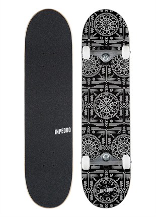Inpeddo 8.0 Black Carpet Complete Profesyonel Kaykay 