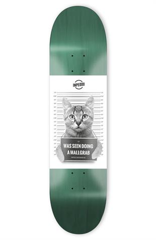 Inpeddo 8.0 Malgrab Cat Deck Profesyonel Kaykay Tahtası 