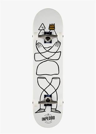 Inpeddo 8,0 Lucas Beaufort Smarty White Complete Profesyonel Kaykay 