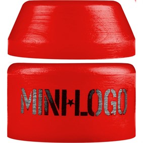 Mini Logo Hard Bushings Single Red