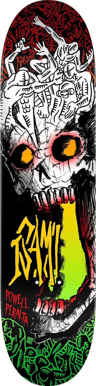 Powell Peralta 8.0 Isamu Yamamoto Skull Deck Profesyonel Kaykay Tahtası 