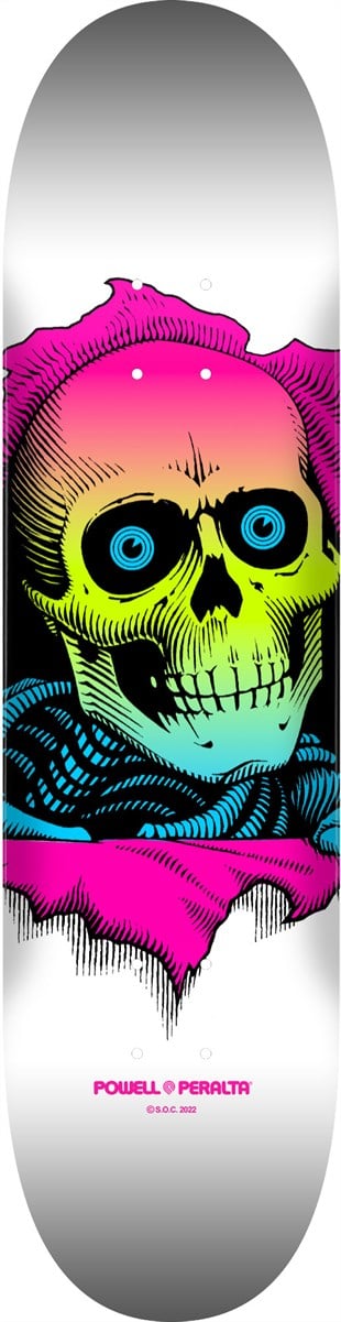 Powell Peralta 8.5 Ripper Lime White Deck Profesyonel Kaykay Tahtası 