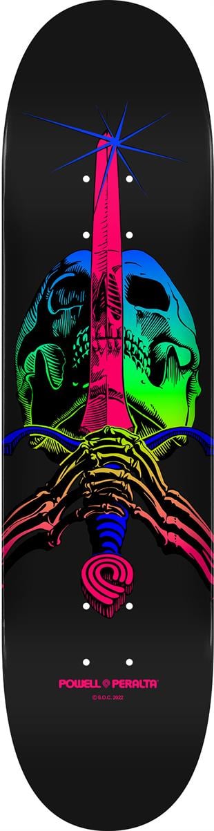Powell Peralta 8.25 Skull & Sword Neon Green Fade Deck Profesyonel Kaykay Tahtası 