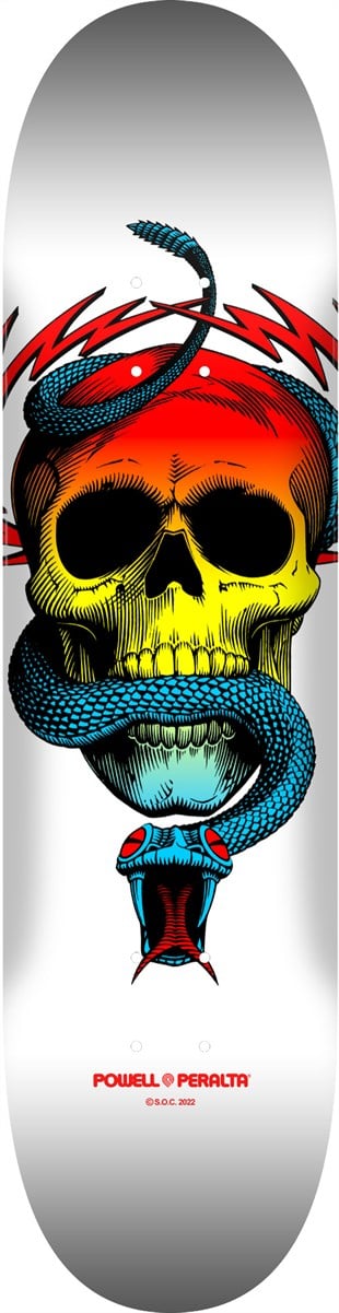 Powell Peralta 8.5 McGill Skull & Snake Fade Yellow White Deck Profesyonel Kaykay Tahtası 