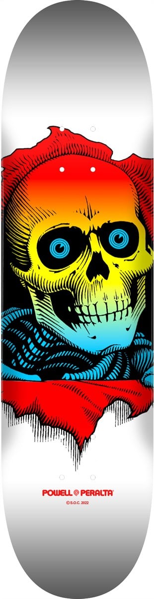 Powell Peralta 8.0 Ripper Yellow White Deck Profesyonel Kaykay Tahtası 