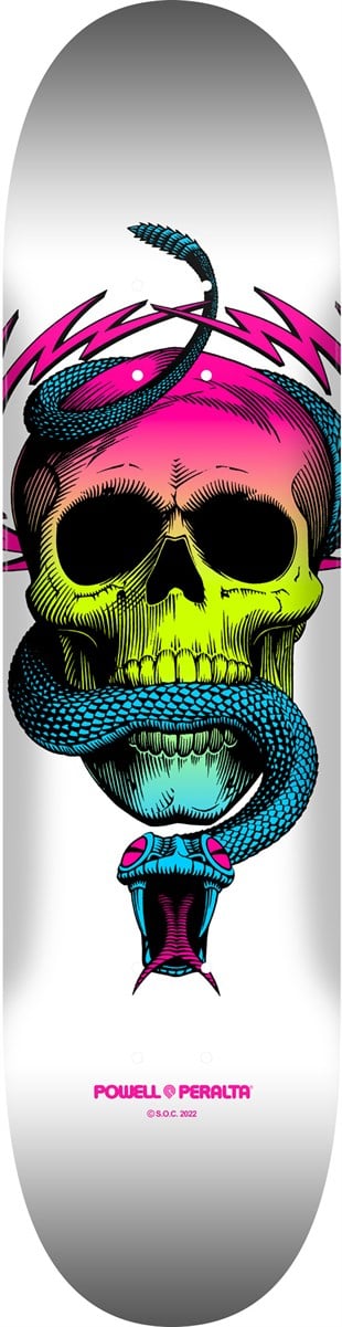 Powell Peralta 8.0 McGill Skull & Snake Lime Fade Yellow White Deck Profesyonel Kaykay Tahtası 