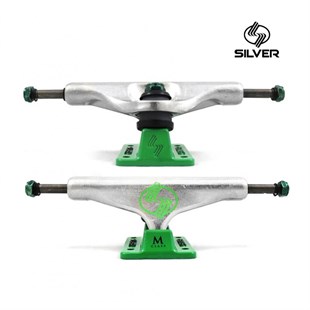 SILVER M CLASS POLISHED HOLLOW GREEN TRUCK 8.0 