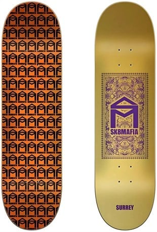 Sk8mafia 8,25 Paisley Foil S Deck Profesyonel Kaykay Tahtası 