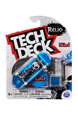Tech Deck + Hediye Sticker Paketli Parmak Kaykayı Blind Relic Skateboard 