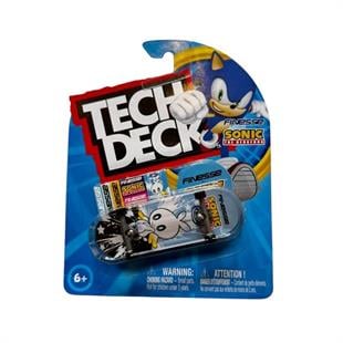 Tech Deck + Hediye Sticker Paketli Parmak Kaykayı Sonic The Hedgenog Skateboard 