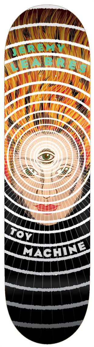 Toy Machine 8.25 Leabres Third Eye Deck Profesyonel Kaykay Tahtası 