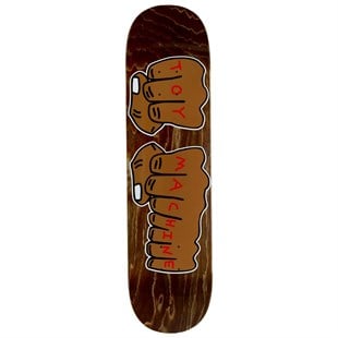 Toy Machine 8.25 Fists Brown Deck Profesyonel Kaykay Tahtası 