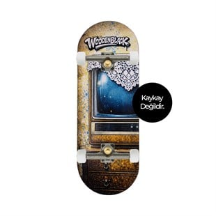 Woodenblack Siyah Beyaz Pro Fingerboard Complete 34mm  