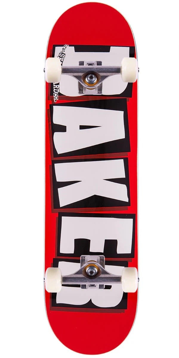 Baker 8.0 Brand Logo Wht Complete Profesyonel Kaykay 