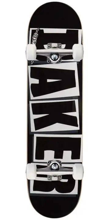Baker 8,25 Brand Logo Blk Complete Profesyonel Kaykay 