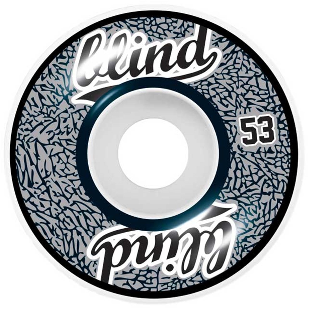 Blind 53 mm Athletic Skin White Gray Tekerlek Seti