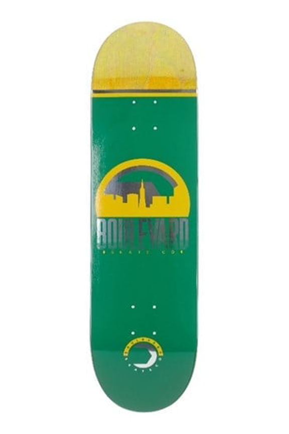 BLVD 7,75 TRAVELER GREEN YELLOW DECK PROFESYONEL KAYKAY TAHTASI 