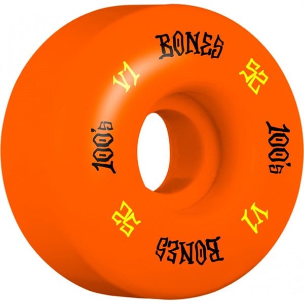 BONES 100S KAYKAY TEKERLEK SETİ ORANGE 52MM 100A 