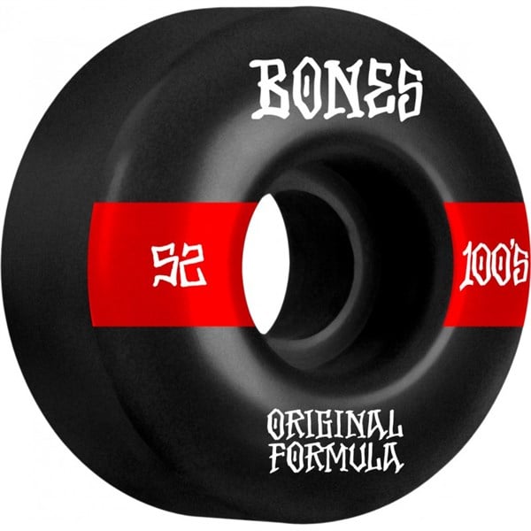 BONES 100S OG FORMULA KAYKAY TEKERLEK SETİ BLACK 52MM V4 WİDE 
