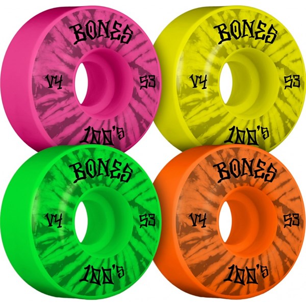 BONES 100S PARTY PACK KAYKAY TEKERLEK SETİ 53MM 100A 