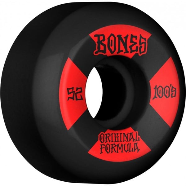BONES OG FORMULA 100S SERIES 4 BLACK KAYKAY TEKERLEK SETİ 52MM V5 SIDECUT 