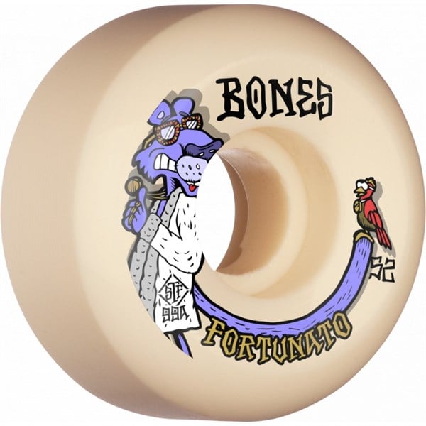 BONES PRO STF FORTUNATO PIMPIN KAYKAY TEKERLEK SETİ 52MM V5 SIDECUT 99A 