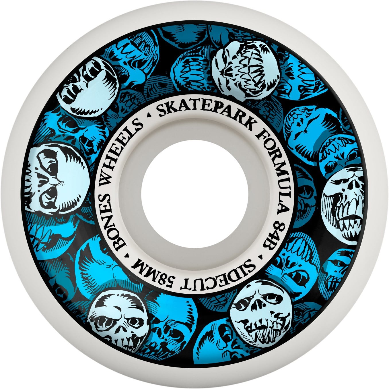 Bones SPF P5 Sidecut 58mm 84B Blue Wheels Kaykay Tekerlek Seti 