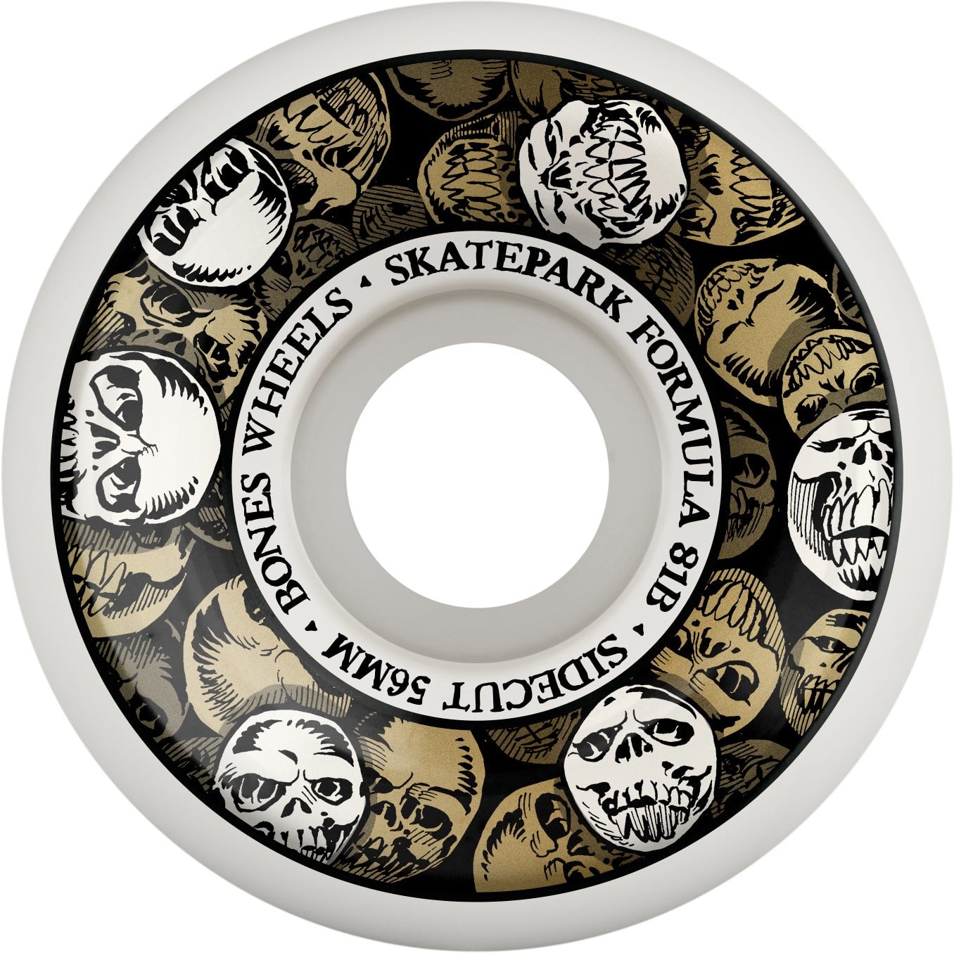 Bones SPF Scorpeedo P5 Sidecut 56mm 81B White Wheels Kaykay Tekerlek Seti 