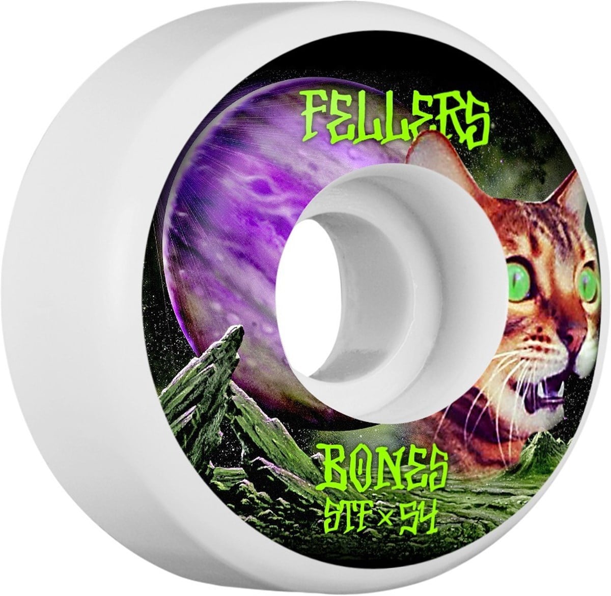 Bones STF Pro Fellers Galaxy Cat Kaykay Tekerlek Seti 54mm V3 103A