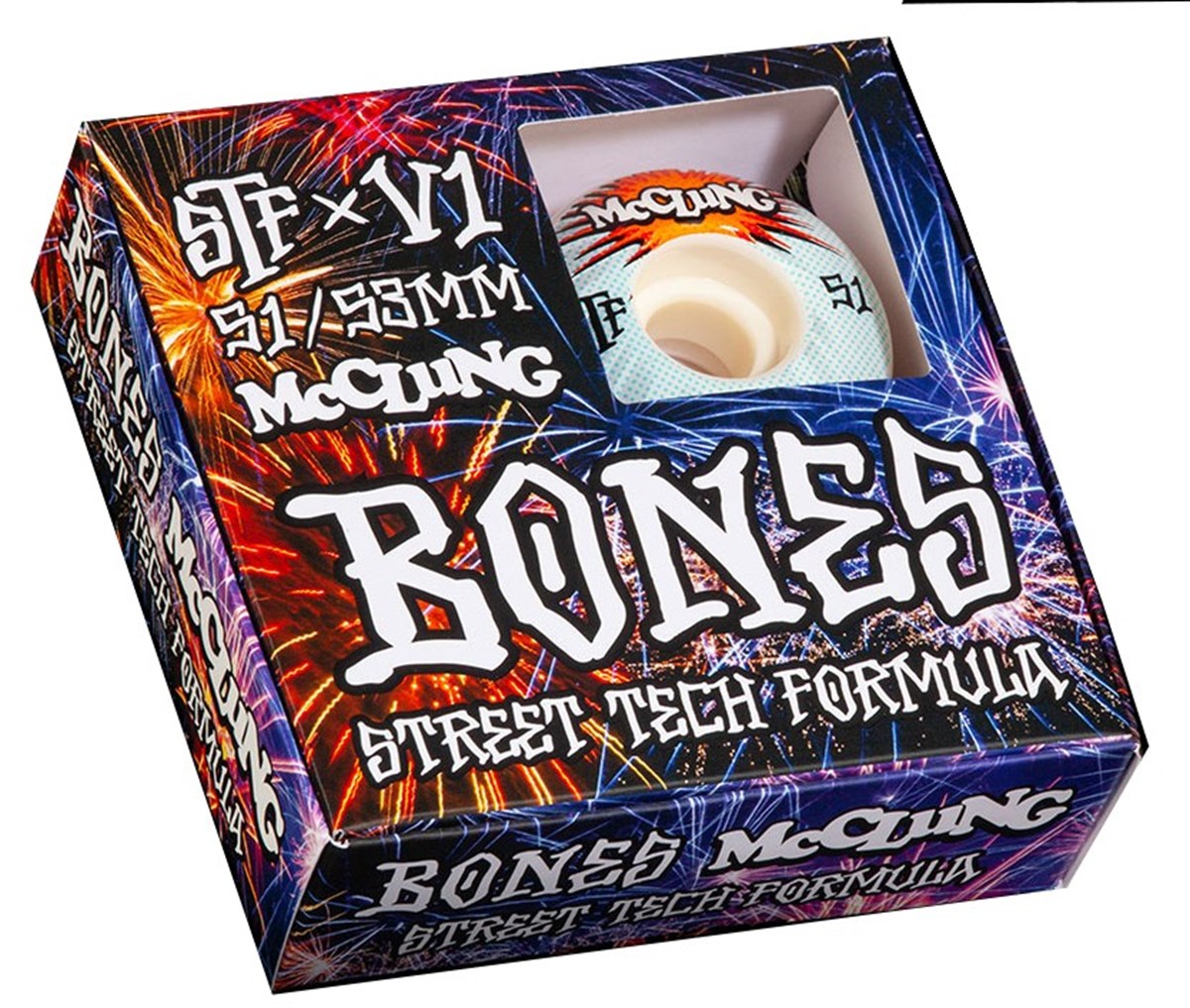 Bones STF Pro Trent Mcclunk Blast V1 Kaykay Tekerlek Seti 51mm 103A