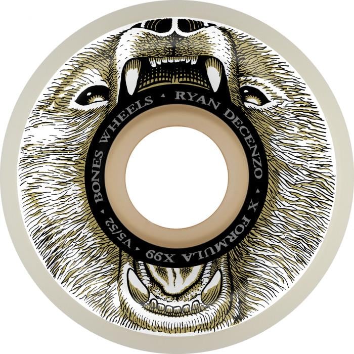 Bones X-Formula Decenzo 52 MM V5 Sidecut 99A Kaykay Tekerlek Seti 