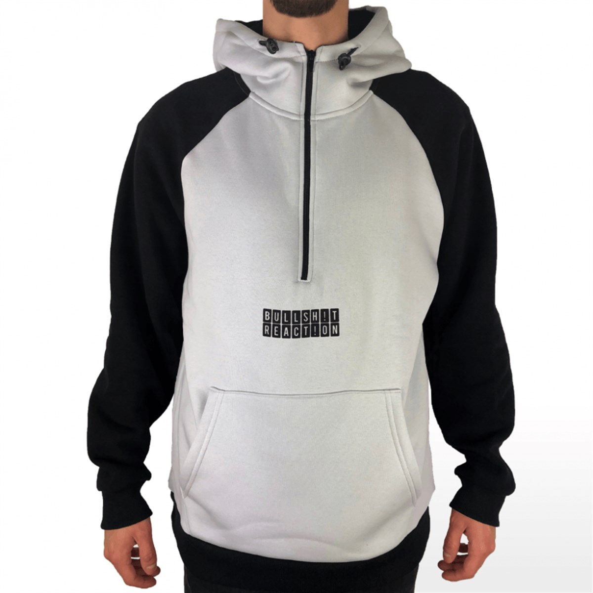 Bullshit Reaction Quarter Zip Hoodie