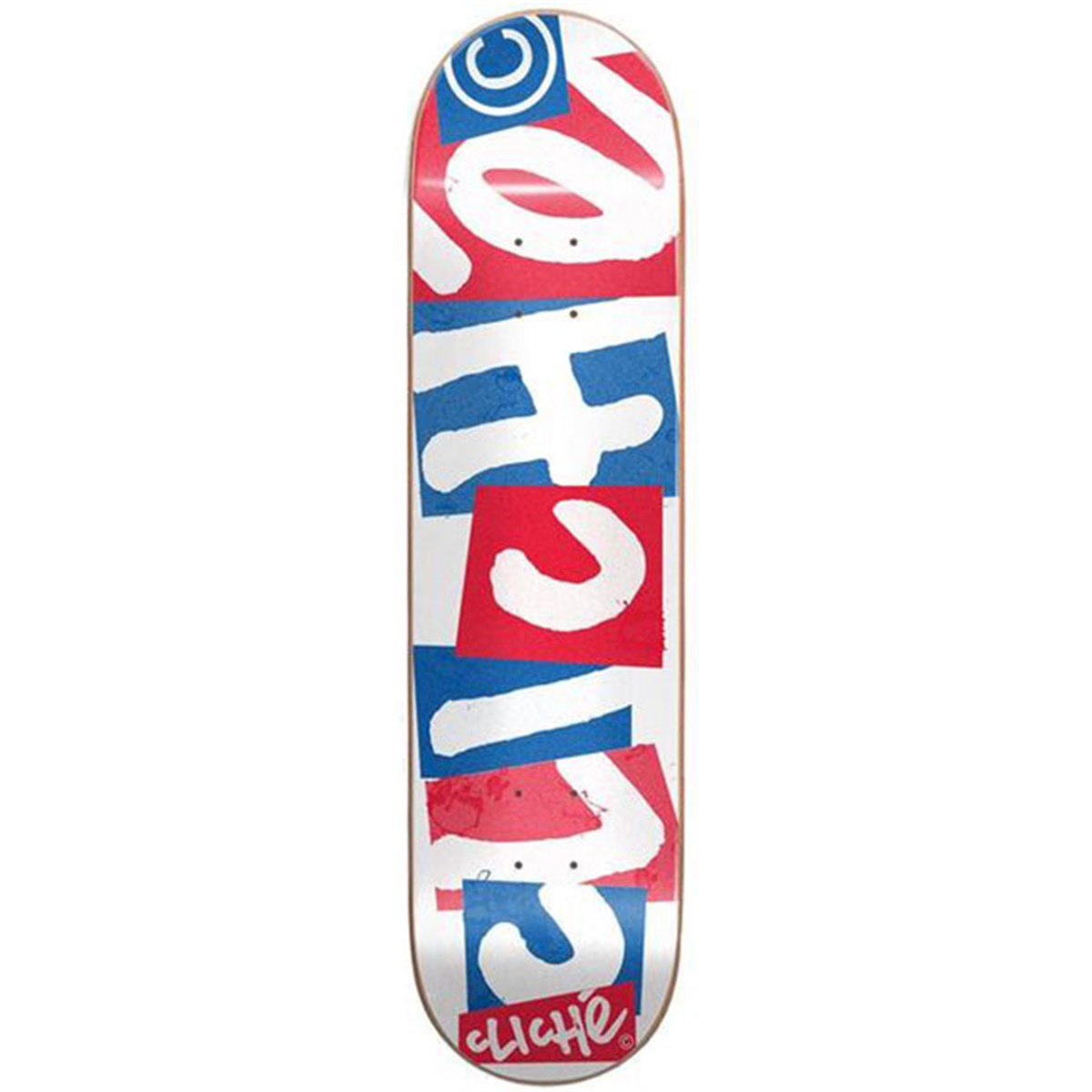 Cliche 8,0 Chopped Red Deck Kaykay Tahtası