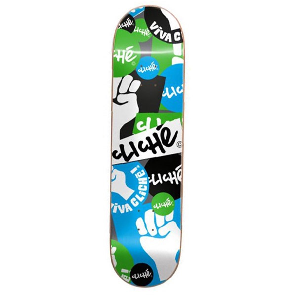 Cliche 8,0 Patch Blue Deck Kaykay Tahtası
