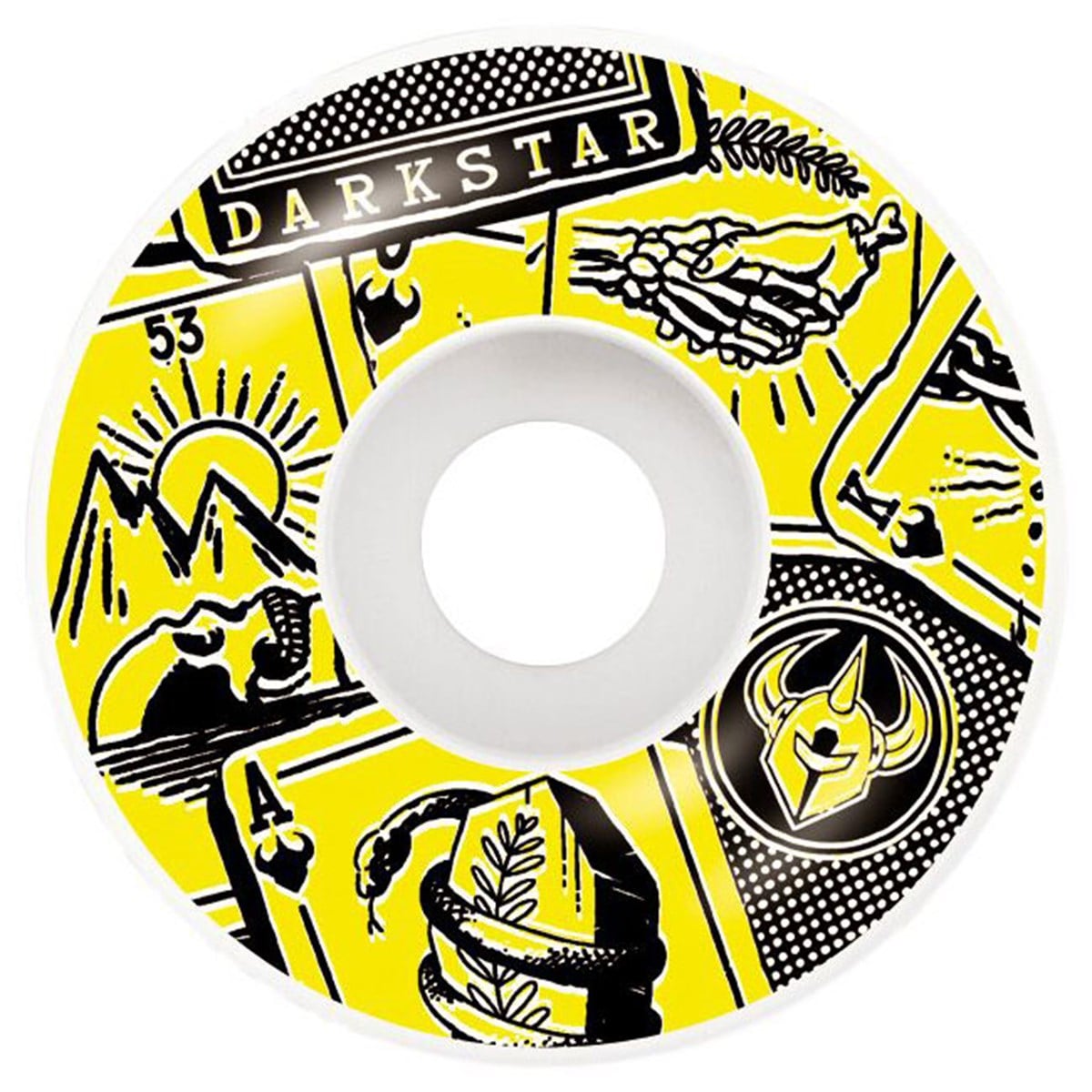 Darkstar 53 mm Player Lime Tekerlek Seti