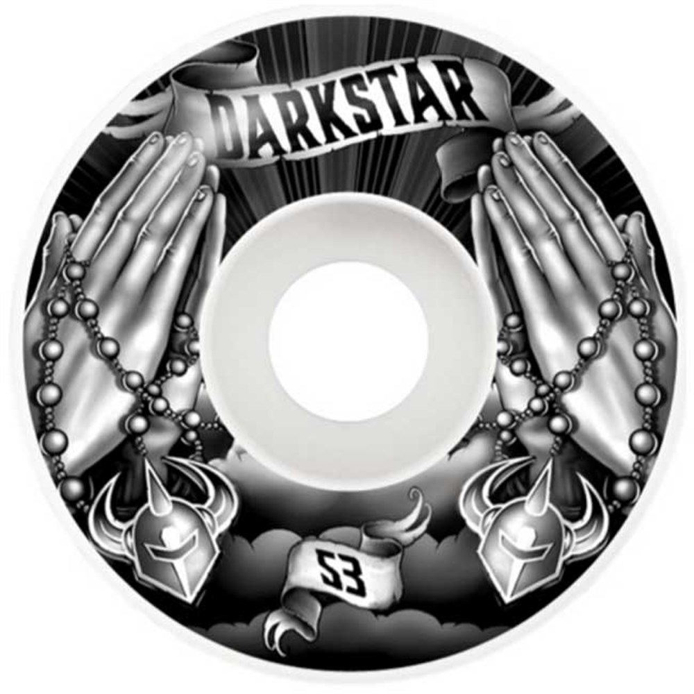 Darkstar 53 mm Salvation Black White Tekerlek Seti